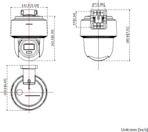Kamera IP Hilook by Hikvision 6MP PTZ-N6-P Opakowanie zbiorcze 10szt.