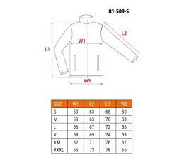 POLAR ROBOCZY BASIC, CZARNY, ROZMIAR M