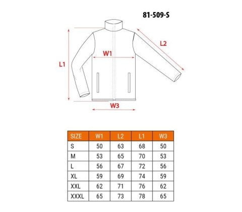 POLAR ROBOCZY BASIC, CZARNY, ROZMIAR M