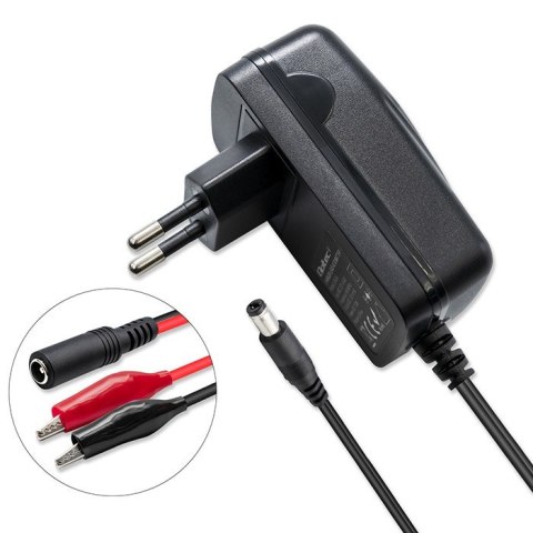 Automatyczna ładowarka do akumulatora AGM GEL STD 12V | 1.5A | Prostownik z sygnalizatorem LED