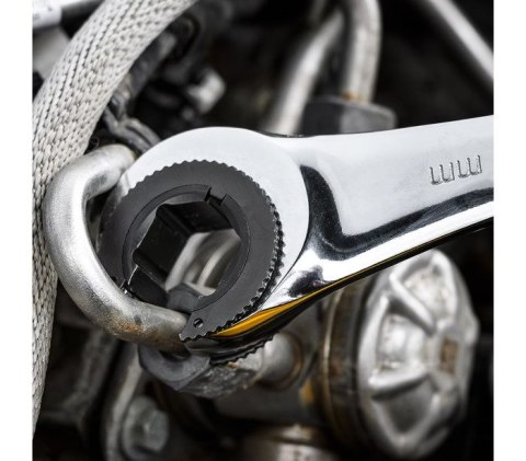 KLUCZ PŁASKO-OCZKOWY, ROZCIĘTY, Z GRZECHOTKĄ, 11MM