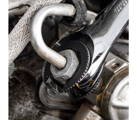 KLUCZ PŁASKO-OCZKOWY, ROZCIĘTY, Z GRZECHOTKĄ, 13MM