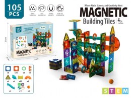 Klocki magnetyczne 105 elementów
