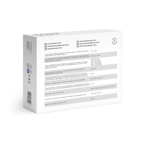 Zasilacz sieciowy USB-C 65W ZA-01