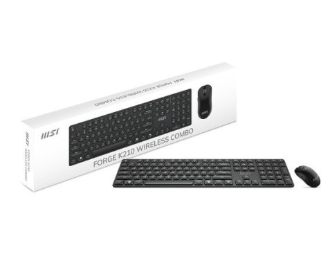 Klawiatura + mysz Forge K210 Combo US