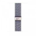 Opaska sportowa Nike w kolorze szarym/niebieskim do koperty 46 mm