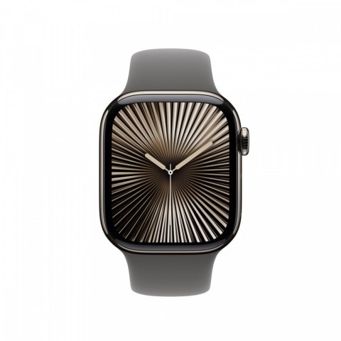 Pasek sportowy w kolorze górskiej szarości do koperty 42 mm - rozmiar S/M