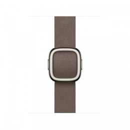 Pasek w kolorze szarobrązowym z klamrą nowoczesną do koperty 42 mm - rozmiar S