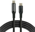 KABEL USB-C / USB-C LCD everActive CBB-3PDL 300cm 20V 2,25A 45W