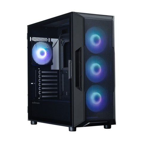 Obudowa I3 NEO V2 Mid Tower ARGB fan x4 czarna