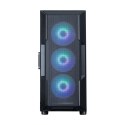Obudowa I3 NEO V2 Mid Tower ARGB fan x4 czarna