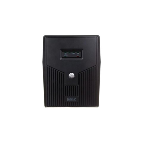 Zasilacz awaryjny UPS DIGITUS Line-Ineractive LED 2000VA/1200W, 2x12V/9Ah, AVR, 4x Schuko CEE 7/3, 2x RJ11, 1x USB 2.0 typ B