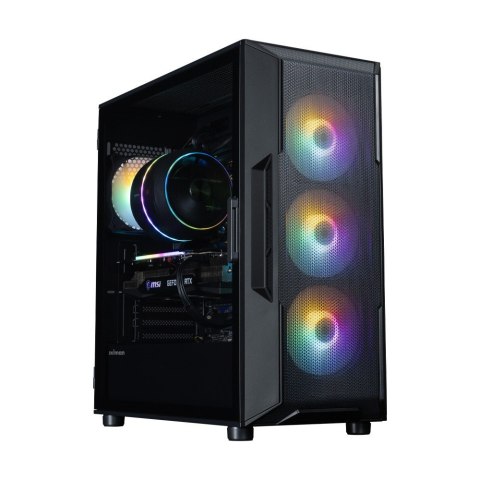 Obudowa I3 NEO V2 Mid Tower RGB fan x4 czarna