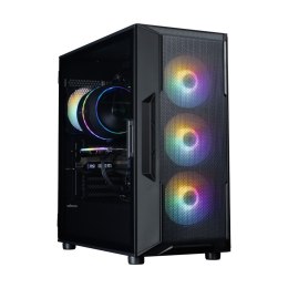 Obudowa I3 NEO V2 Mid Tower RGB fan x4 czarna
