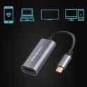 Adapter aluminiowa przejściówka USB-C na HDMI 4K | 60Hz | 32AWG