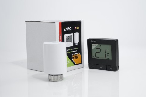 ENGO Controls Inteligentny zestaw ogrzewania (E25-BATB-4 + ETRV-M30)