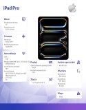 IPad Pro 13-calowy Wi-Fi + Cellular 1 TB ze szkłem o nanoteksturze - Srebrny
