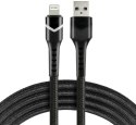 KABEL USB-A / Lightning Apple iPhone LED RGB everActive CBB-1IBR 100cm 2,4A