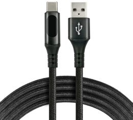 KABEL USB-A / USB-C LCD everActive CBB-2CBL 200cm 3A