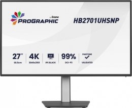 Monitor 27 cali ProGraphic HB2701UHSNP-B1 4K,IPS BLACK 2.0,450cd,VESA USB-c dock(PD:96W),HDMI,DP,DAISY/CHAIN,4xUSB,RJ45,3000:1,s