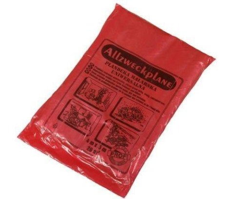 FOLIA MALARSKA 4x5 CZERWONA SUPER GRUBA HERMES