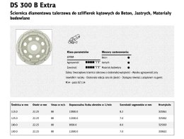 K.TARCZA DIAM.SZLIF.SEG.125x7x22 DS300B .
