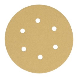 MILWAUKEE KRĄŻEK ŚCIERNY PREMIUM HP 150mm 6 OTWORÓW P120 /10 szt.