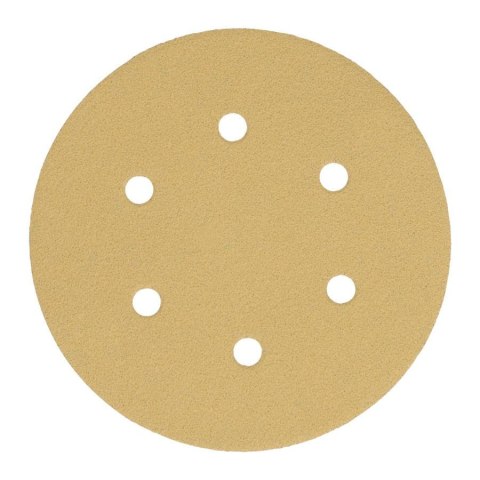 MILWAUKEE KRĄŻEK ŚCIERNY PREMIUM HP 150mm 6 OTWORÓW P80 /10 szt.