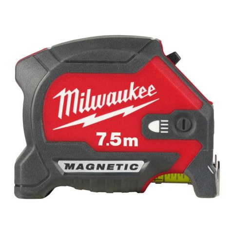 MILWAUKEE MIARA ZWIJANA 7,5m PREMIUM LED