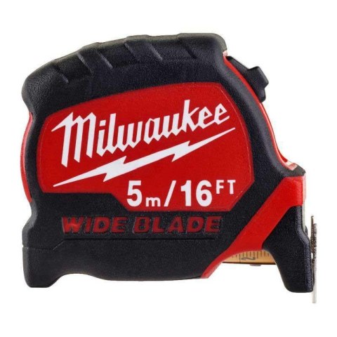 MILWAUKEE MIARA ZWIJANA PREMIUM WIDE 5m /16 ft...W@