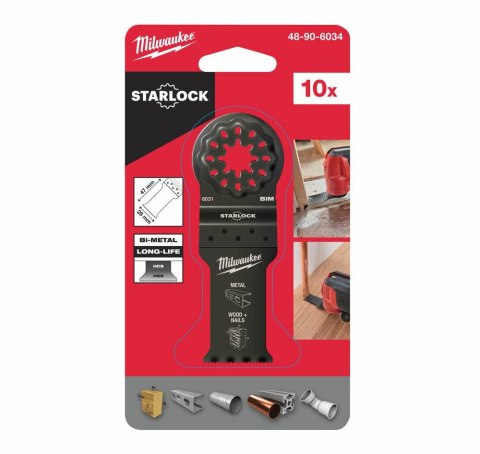 MILWAUKEE MT BRZESZCZOT 28 x 47mm /10szt BIMETALOWY DO CIĘCIA WGŁĘBNEGO