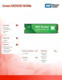 Dysk SSD Green 500GB M.2 2280 SN3000 NVMe PCIE4.0