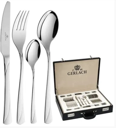 GERLACH.ZESTAW SZTUĆCÓW VALOR 68szt. WALIZKA. %%%