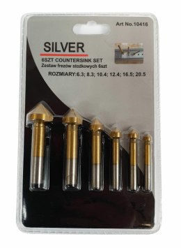 POGŁĘBIACZ STOŻKOWY KPL. 6cz. 6,3-20,5 /SILVER....