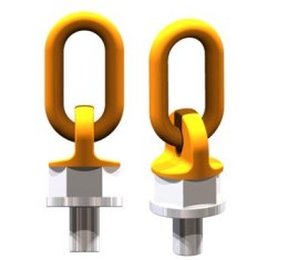 ŚRUBA Z UCHEM OBROTOWO UCHYLNYM PLDW M12 0.7T N-80MM