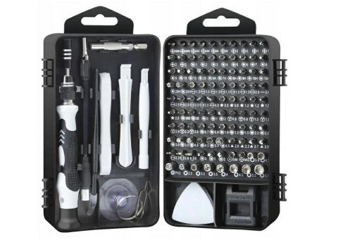 ZESTAW KOŃCÓWEK 115el./SILVER