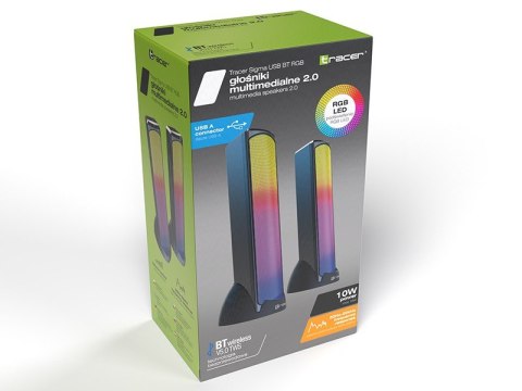 Głośnik Tracer 2.0 Sigma USB BT RGB