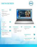 Laptop Dell 16 DC16251 W11P C7-150U|16GB|512GB|Intel Graphics|FgrPr|WLAN + BT|16.0 2.5K|BcklKb|4C|65W|3YPS Platinum Silver