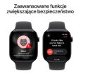 Watch Series 11 GPS + Cellular, koperta 42 mm z tytanu w kolorze naturalnym, pasek sportowy w kolorze górskiej szarości - rozmia