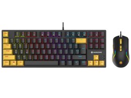 Zestaw mysz i klawiatura mechaniczna Gamezone Hornet87 USB