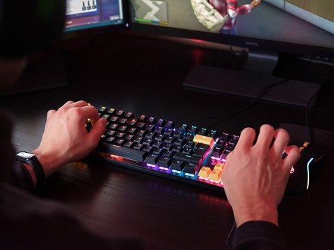 Zestaw mysz i klawiatura mechaniczna Gamezone Hornet87 USB