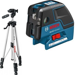 BOSCH.LASER KRZYŻOWY GCL 25 +STATYW BT 150 ...