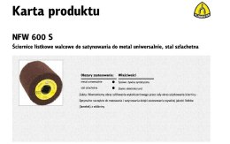 K.ŚCIERNICA NASADZ.WŁOKN.100x100x19 NFW600 MEDIUM