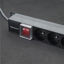 Listwa zasilająca PDU do RACK | 16A | 16xFRENCH | Pionowa | 1.8m