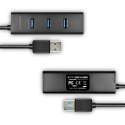 HUE-S2BP Hub 4-portowy USB 3.2 Gen 1 charging hub 1.2m kabel, AC adapter