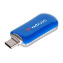 Verbatim USB flash disk, USB C, 256GB, Plectra, niebieski, 30234, USB C