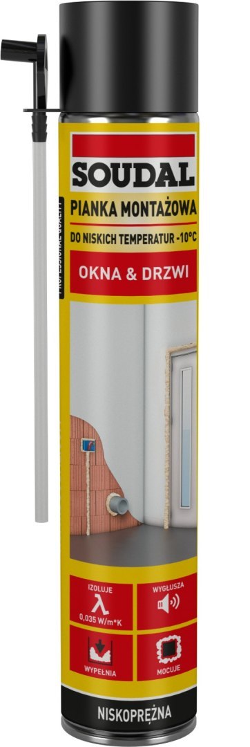 PIANKA MONTAŻOWA SOUDAL RURKA 750ML ZIMOWA