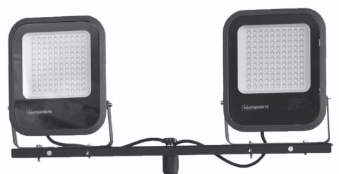 LAMPA NA STATYWIE PODWÓJNA LED SMD 200W LM2X100AW, 1.7M