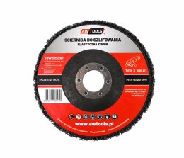 AWTOOLS ŚCIERNICA SZLIFIERSKA 125x22,22mm WŁÓKNINA