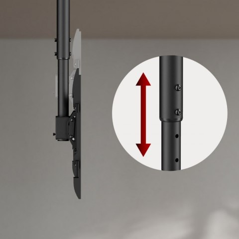 Uchwyt sufitowy dla TV max 60kg, MC-112B vesa 600x400